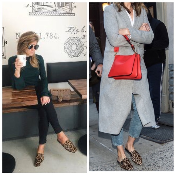 🐆🐆 Tan Leopard Mule Slide Flats - Picture 6 of 8